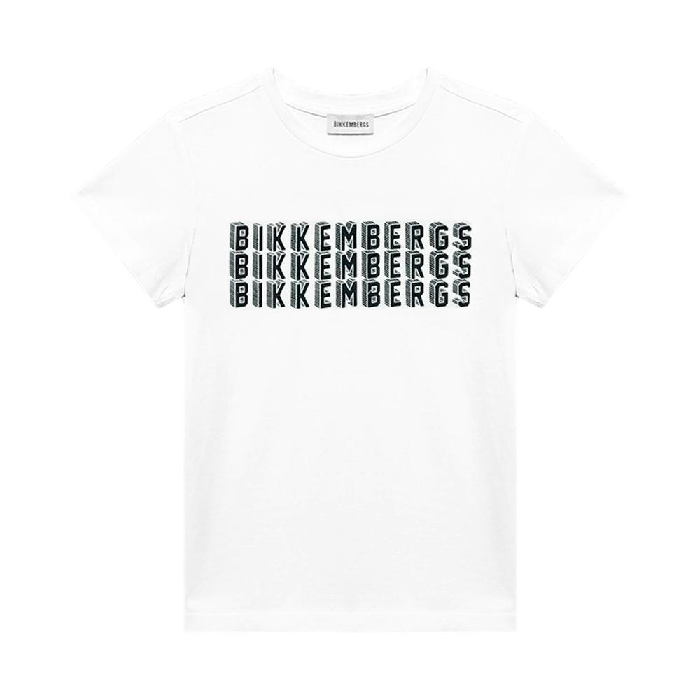 bikkembergs t-shirt bikkembergs. bianco - foto 1