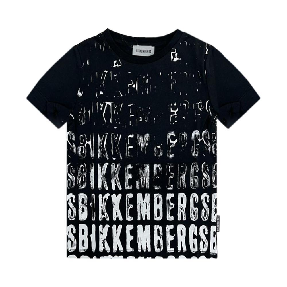 bikkembergs t-shirt bikkembergs. nero/bianco - foto 1
