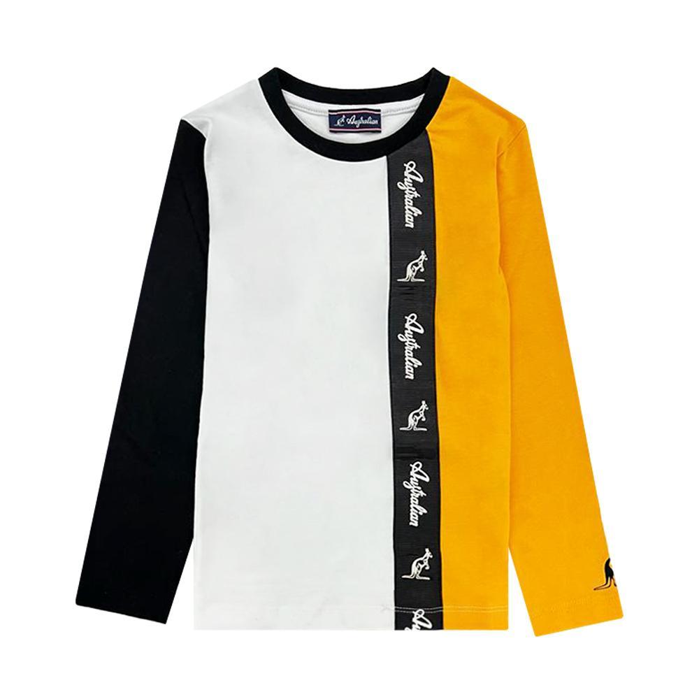 australian t-shirt australian. bianco/giallo - foto 1