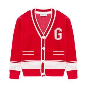 Cardigan . rosso