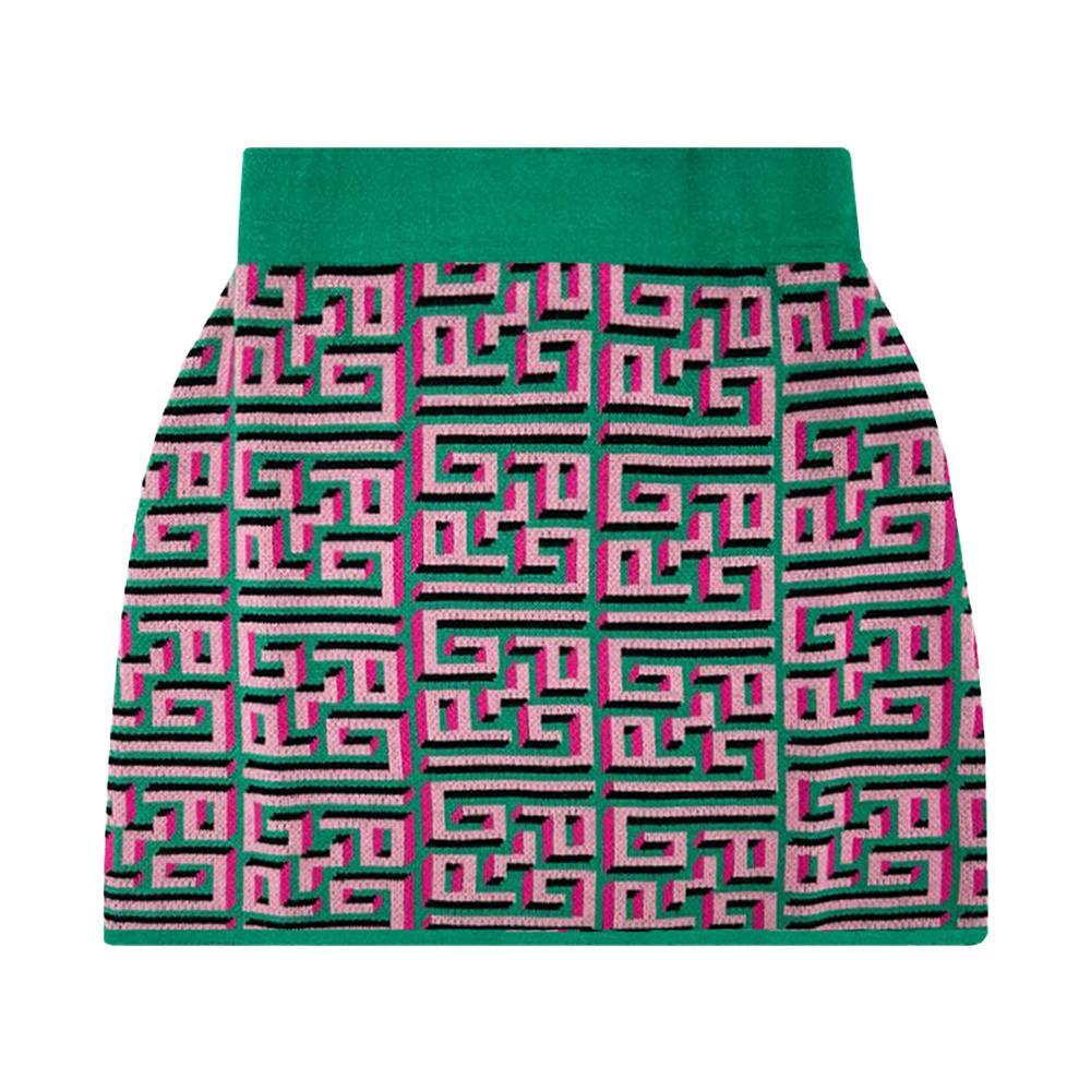 gaelle gonna gaelle. verde/rosa - foto 1