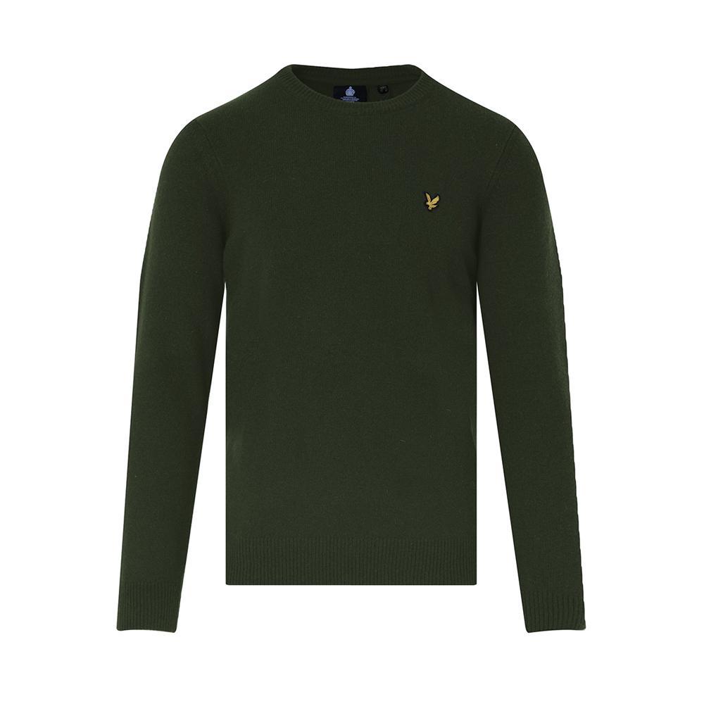 lyle&scott maglioncino lyle & scott. verde militare - foto 1