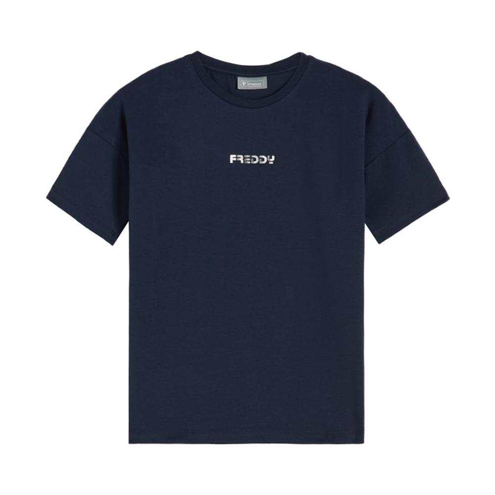 freddy t-shirt freddy. blu - foto 1