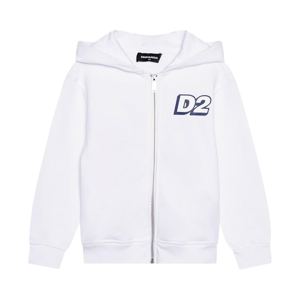 dsquared felpa dsquared. bianco - foto 1