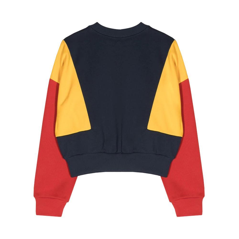 dsquared felpa dsquared. blu/giallo - foto 2