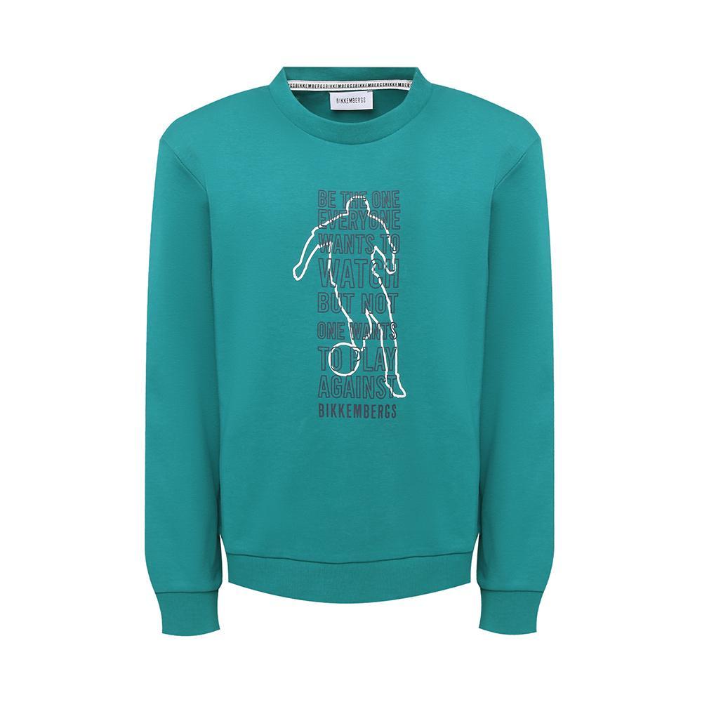 bikkembergs felpa bikkemberg. verde - foto 1