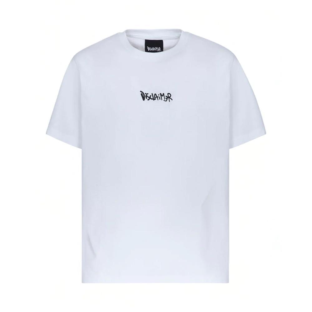 disclaimer t-shirt disclaimer. bianco - foto 1