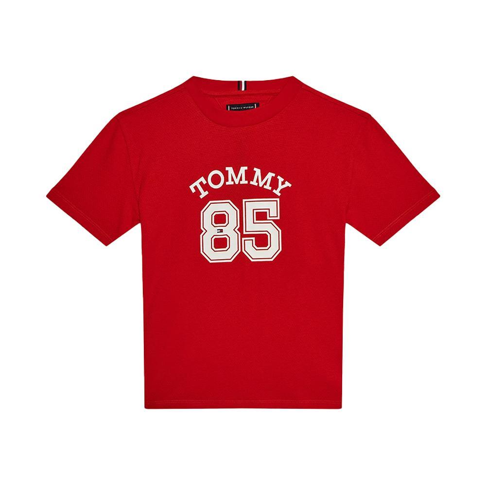 tommy hilfiger t-shirt tommy hilfiger. rosso - foto 1
