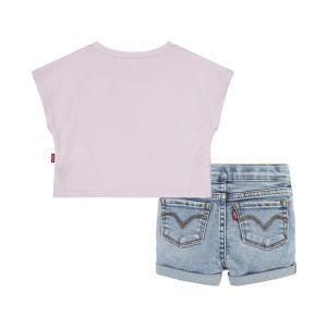 Completo levi's. rosa, 2pz