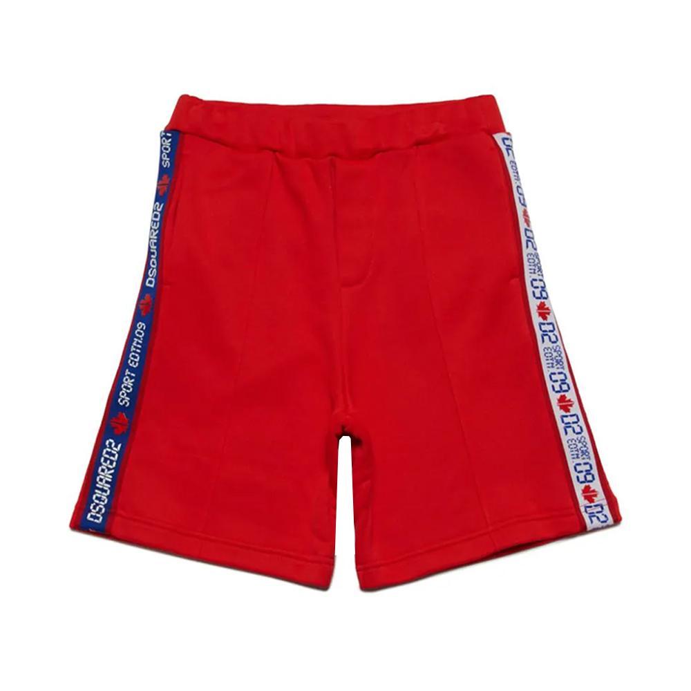 dsquared bermuda dsquared. rosso - foto 1