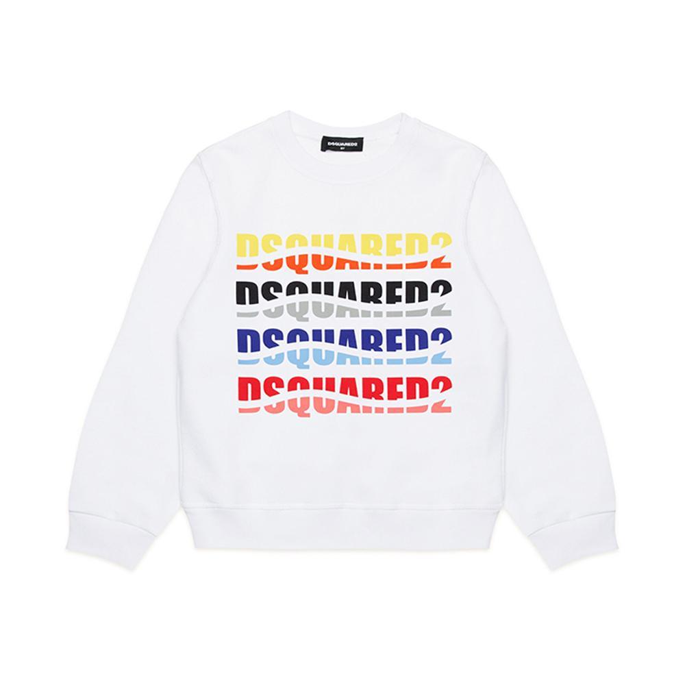 dsquared felpa dsquared. bianco - foto 1