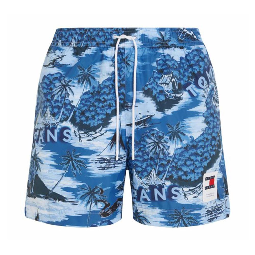 tommy hilfiger boxer mare tommy hilfiger. blu/fantasia - foto 1