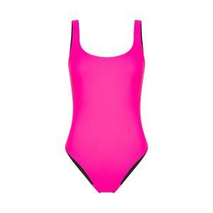 Costume intero . nero/fucsia