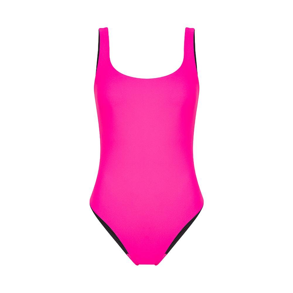 sun68 costume intero sun68. nero/fucsia - foto 1