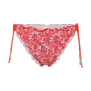 Slip mare . rosso/bianco