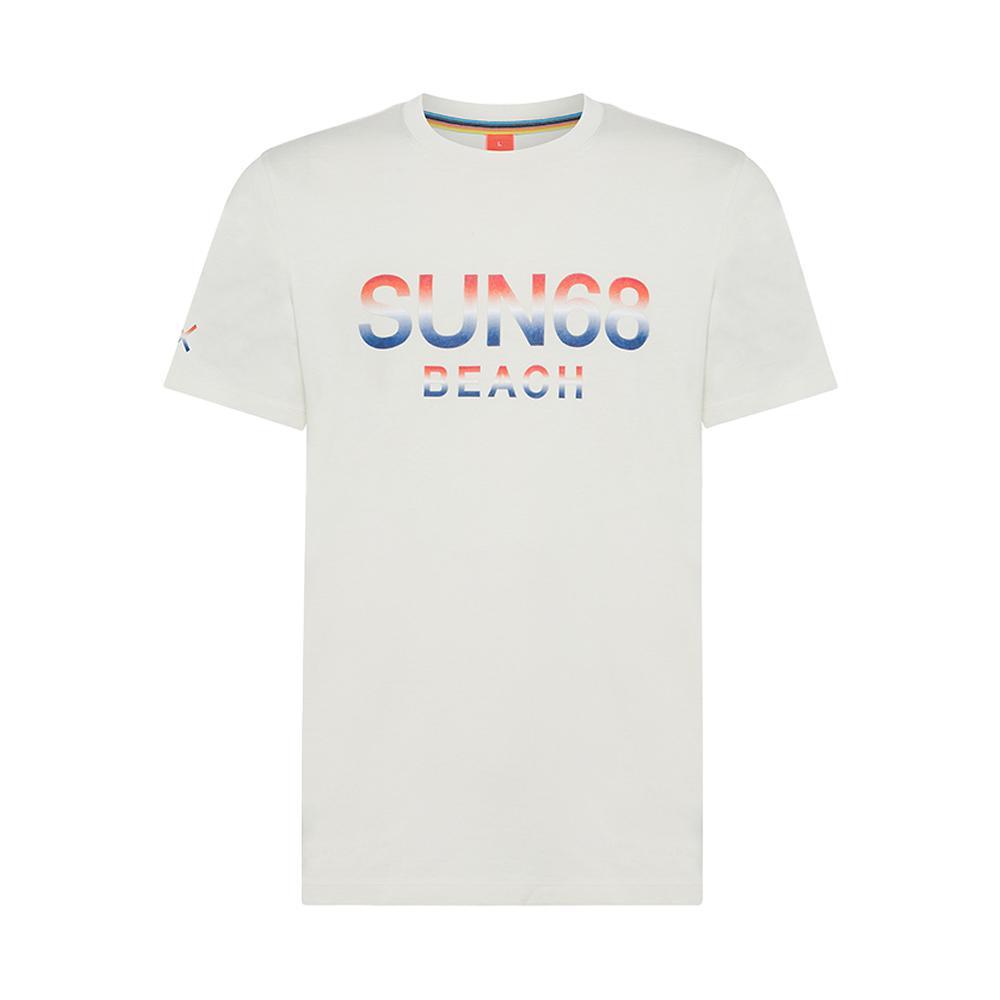 sun68 t-shirt sun68. bianco - foto 1