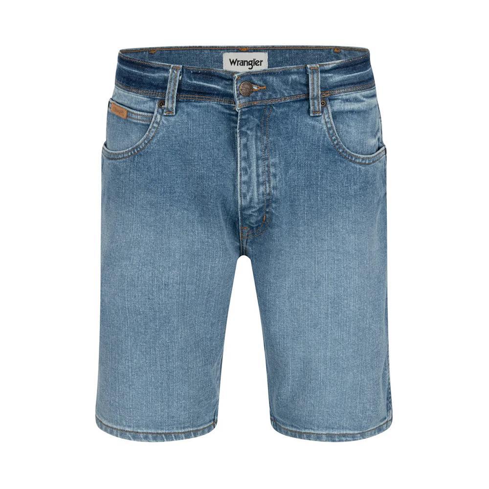 wrangler bermuda wrangler. denim chiaro - foto 1