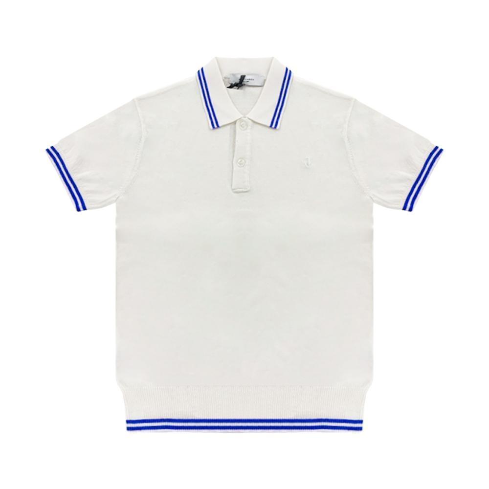 jeckerson polo jeckerson. bianco/cielo - foto 1