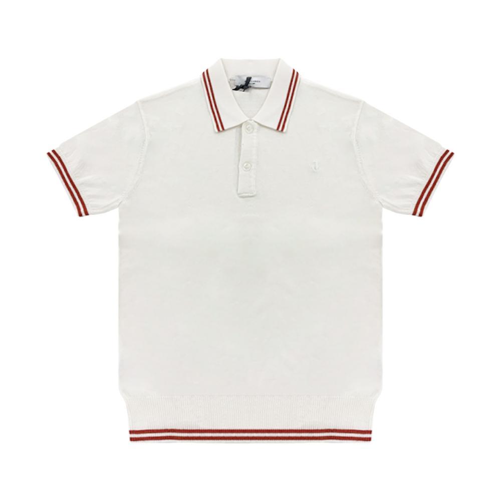 jeckerson polo jeckerson. bianco/coccio - foto 1