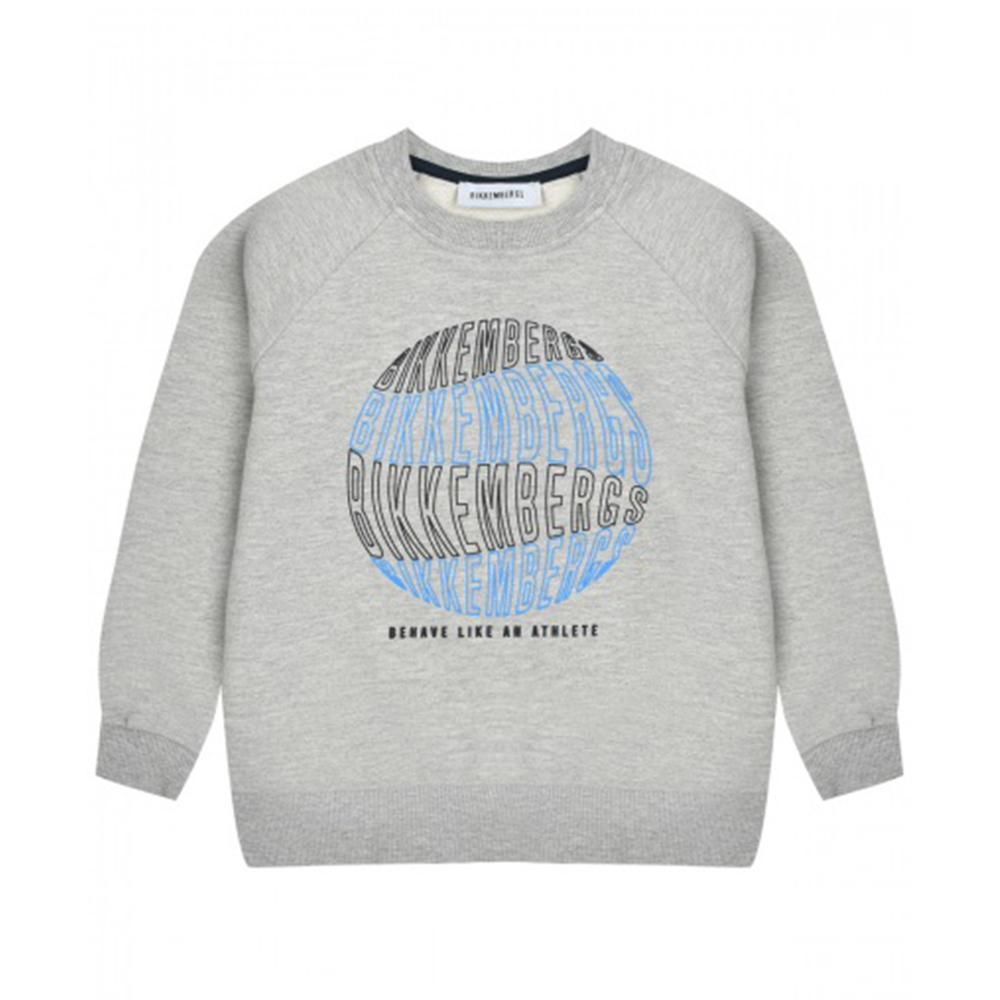 bikkembergs felpa bikkemberg. grigio - foto 1