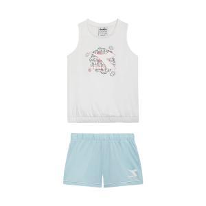 Completo . bianco/celeste