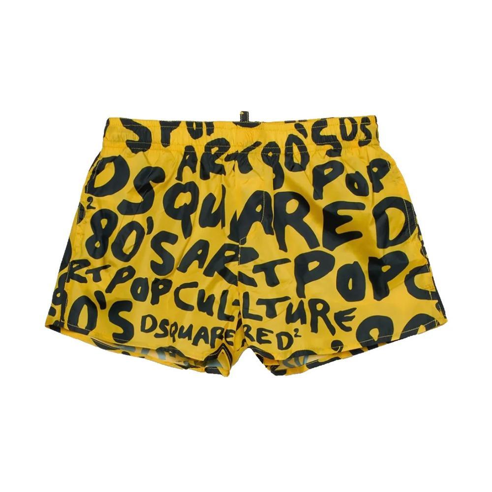 dsquared boxer mare dsquared. giallo/nero - foto 1