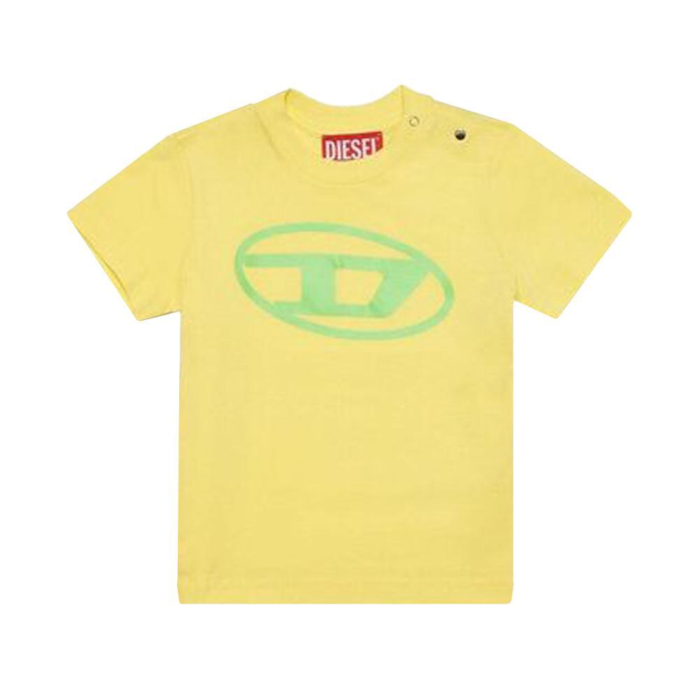 diesel t-shirt diesel. giallo - foto 1
