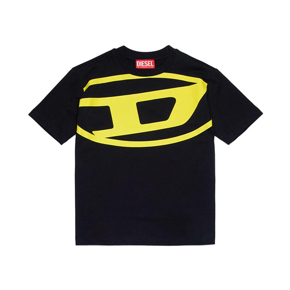 diesel t-shirt diesel. nero/giallo - foto 1 diesel t-shirt diesel. nero/giallo - foto 1