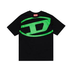 T-shirt . nero/verde