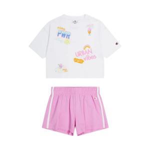 Completo . bianco/rosa