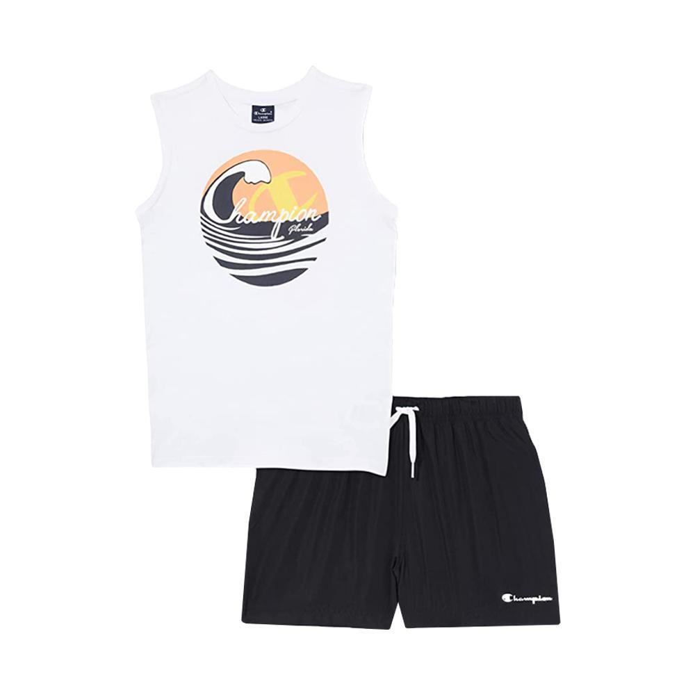 champion completo champion. bianco/nero - foto 1