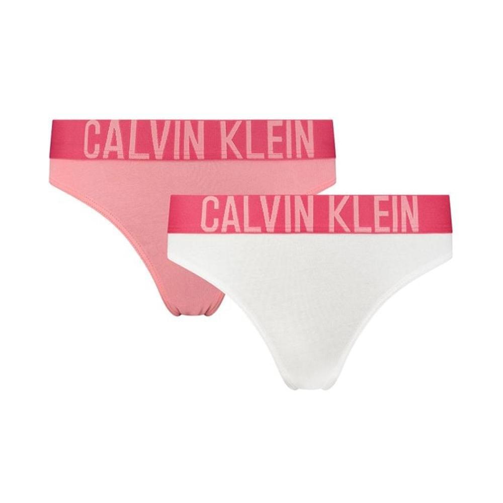calvin klein slip calvin klein. rosa/bianco - foto 1