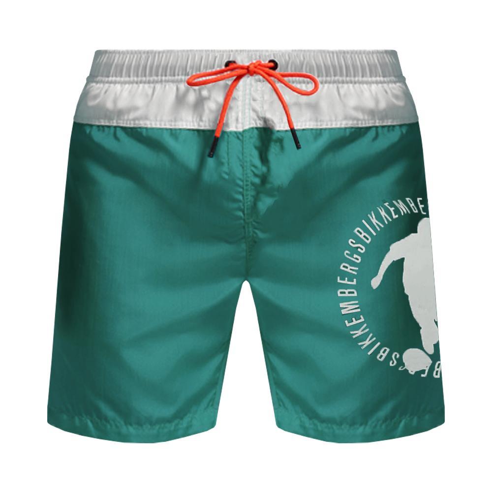 bikkembergs boxer mare bikkembergs. verde/bianco - foto 1