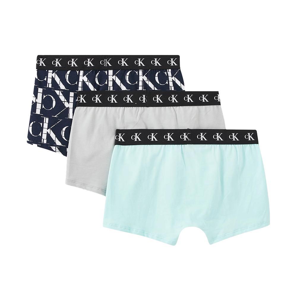 calvin klein boxer calvin klein. blu/grigio/verde - foto 1