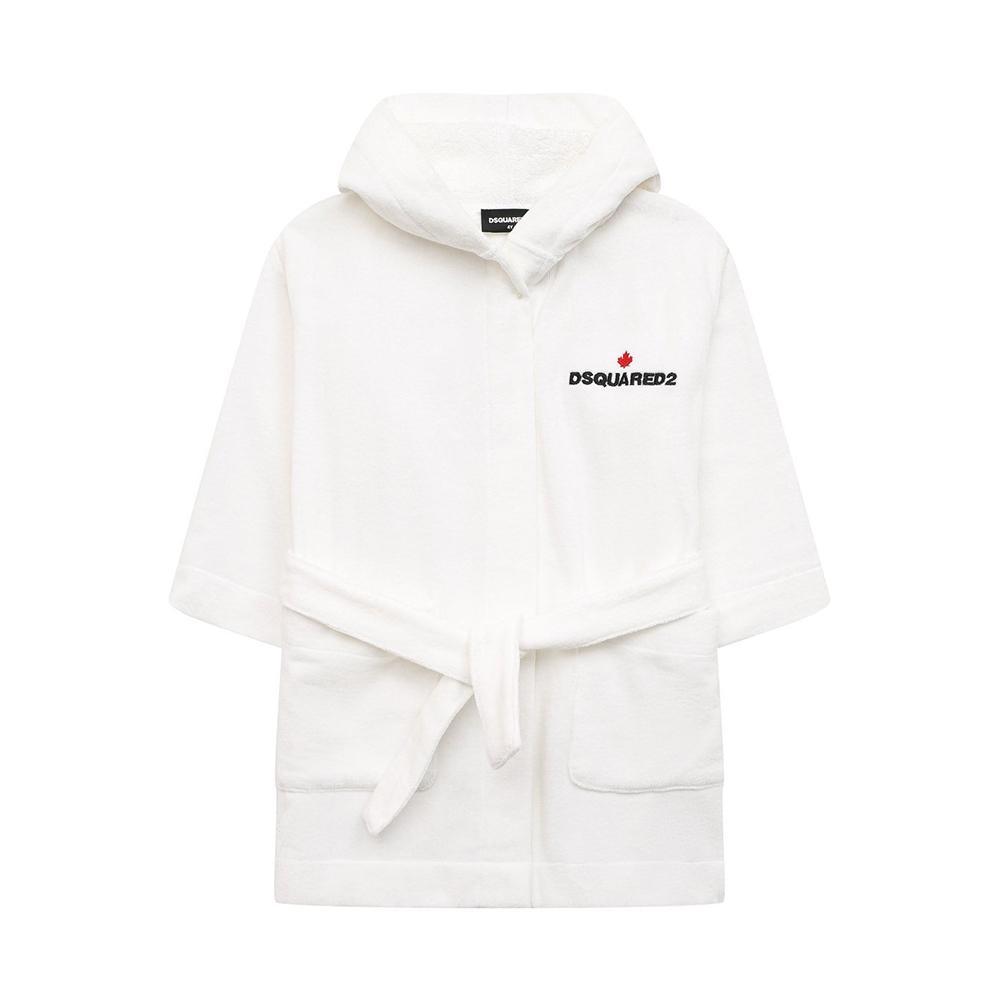 dsquared accappatoio dsquared. bianco - foto 1