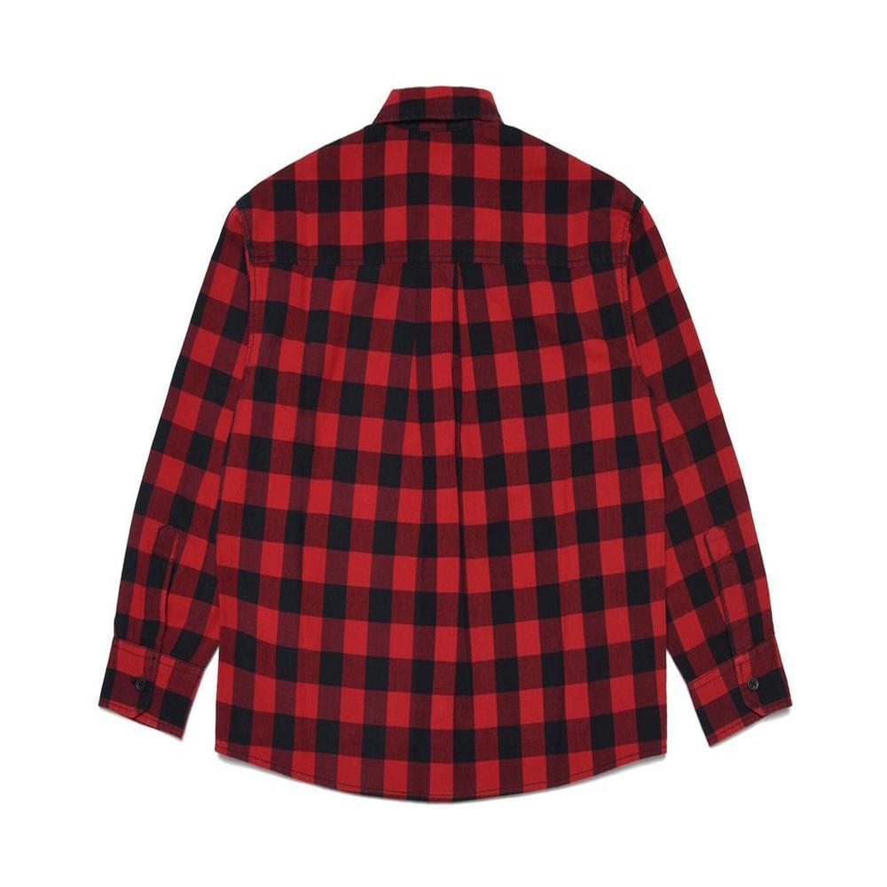 dsquared camicia dsquared. rosso/nero - foto 2