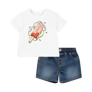 Completo levi's. bianco