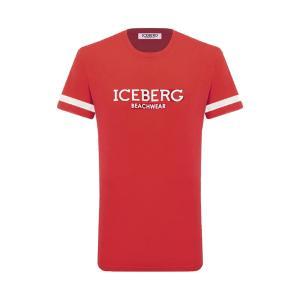 T-shirt iceberg. rosso