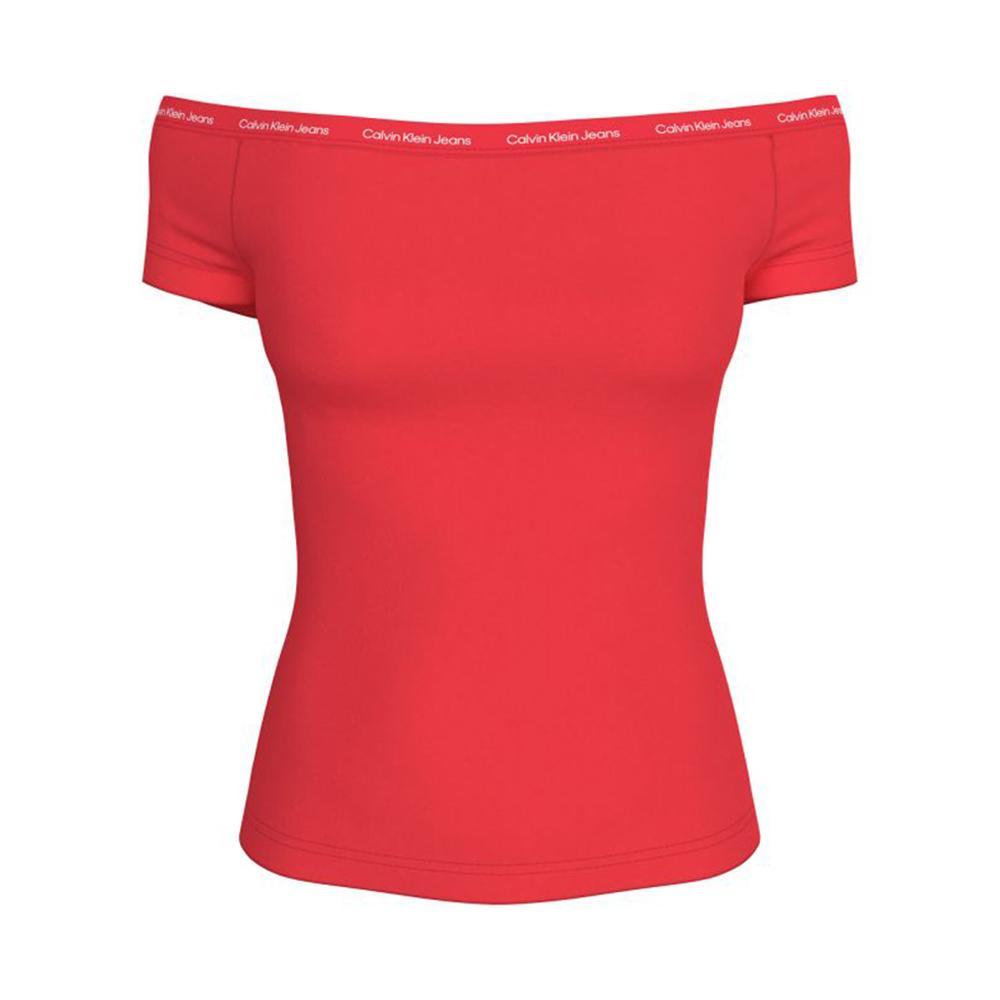 calvin klein top calvin klein. rosso - foto 1