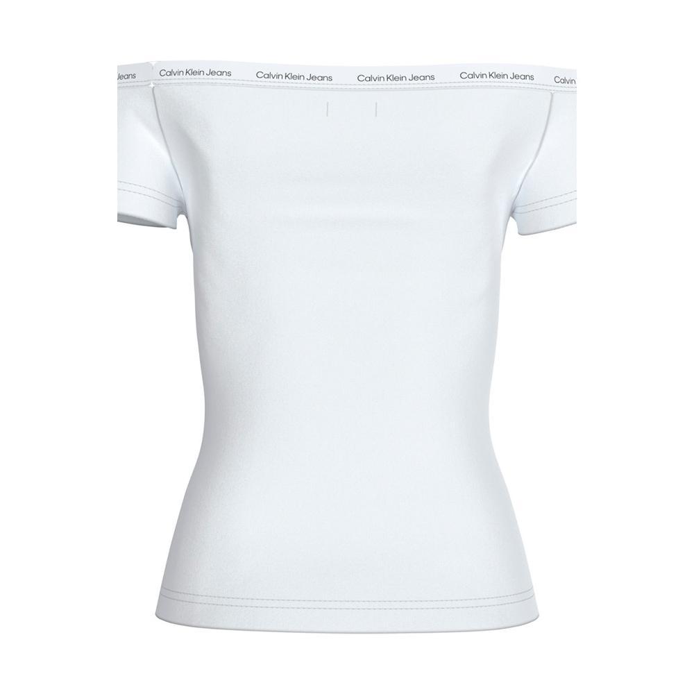 calvin klein top calvin klein. bianco - foto 1