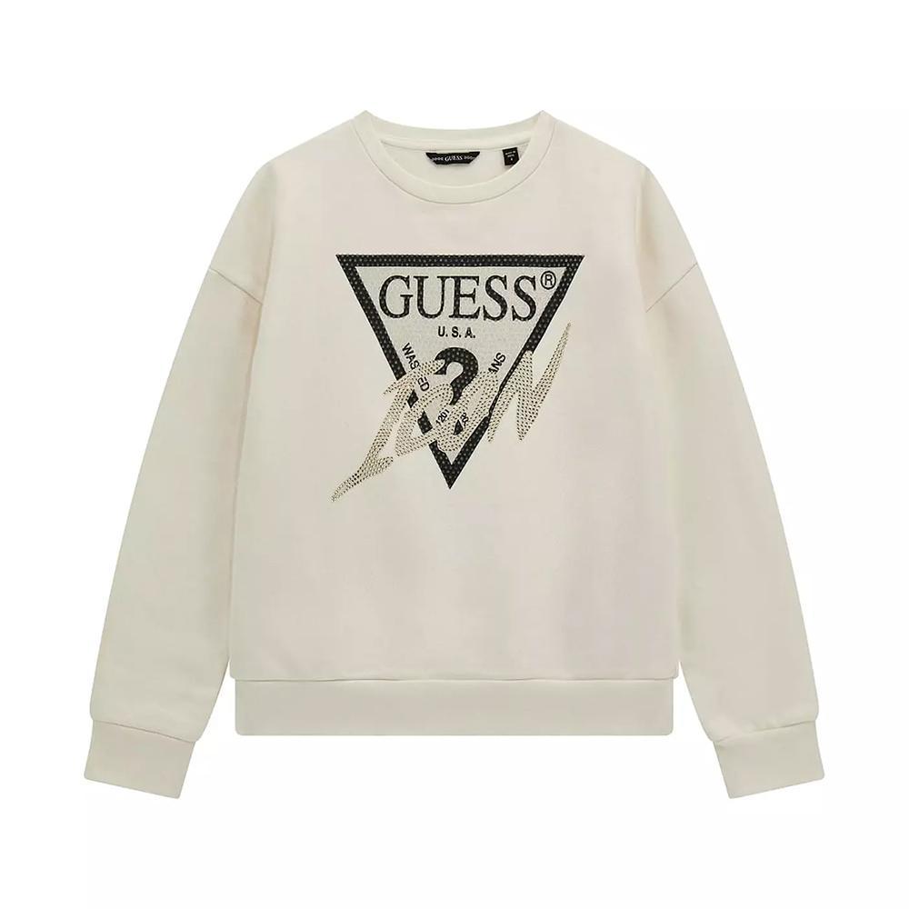 guess felpa guess. bianco - foto 1