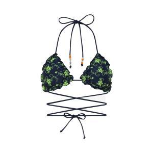 Reggiseno mare . blu/giallo fluo