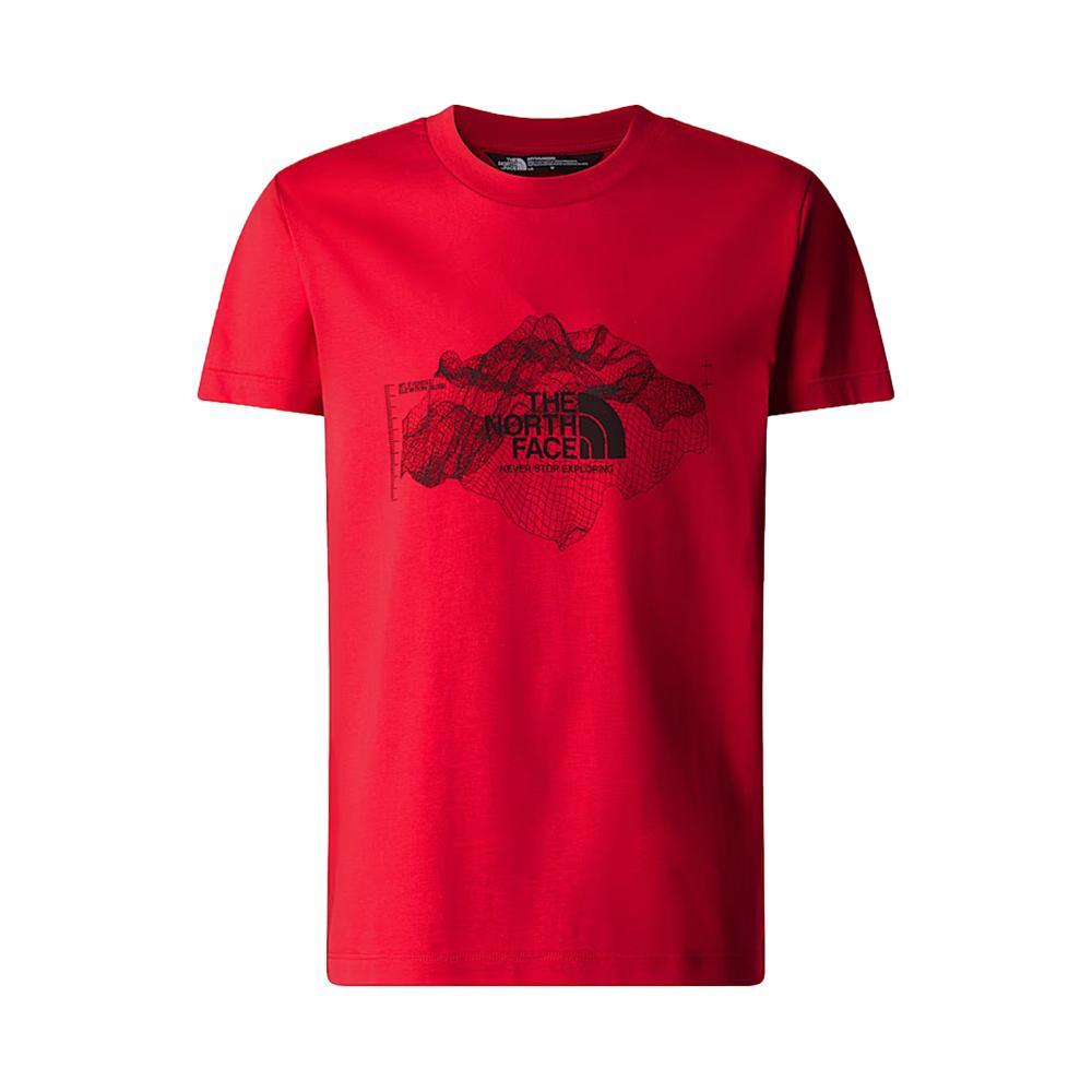 the north face t-shirt the north face. rosso - foto 1
