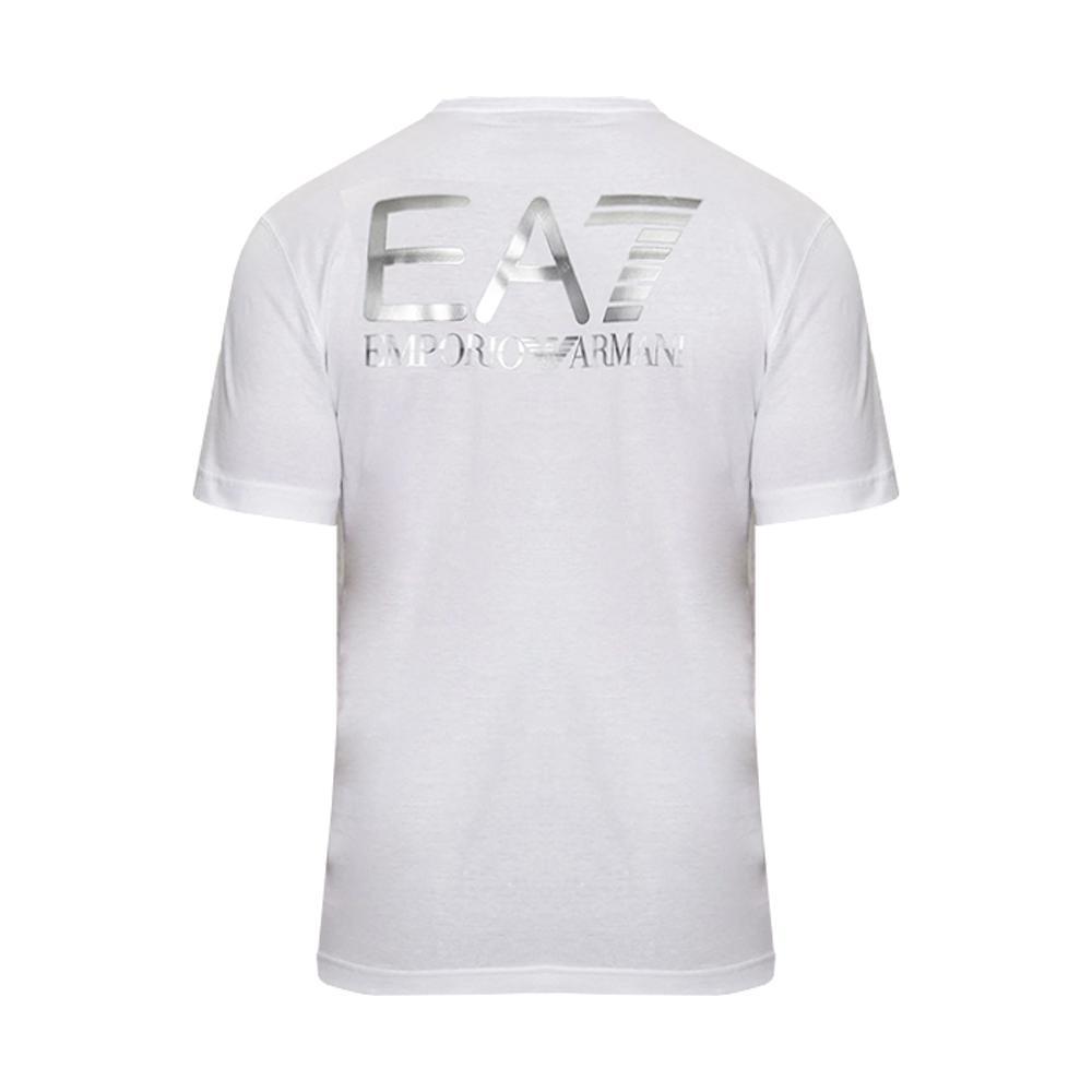 ea7 t-shirt ea7. bianco - foto 2