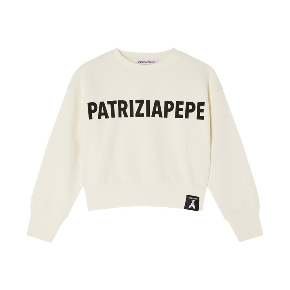 patrizia pepe felpa patrizia pepe. bianco - foto 1 patrizia pepe felpa patrizia pepe. bianco - foto 1