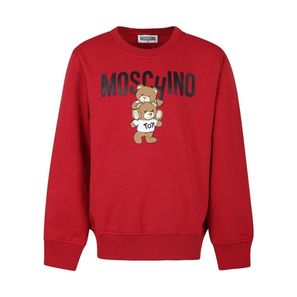 moschino felpa moschino. rosso - foto 1
