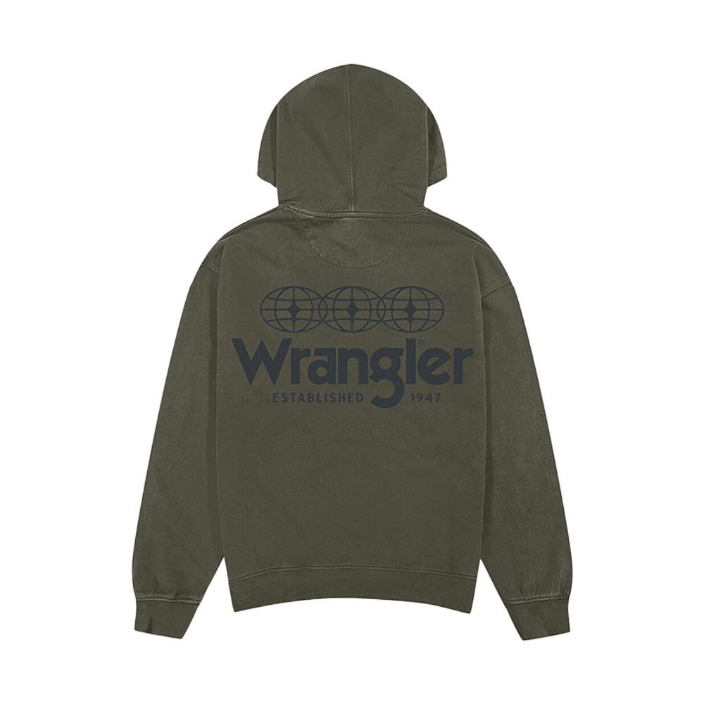 wrangler felpa wrangler. verde oliva - foto 2
