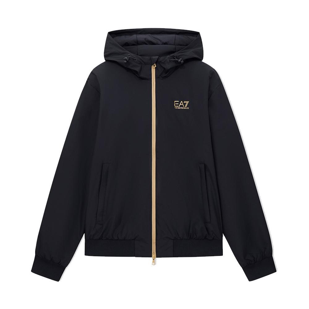 ea7 giubbotto ea7. nero/verde - foto 1