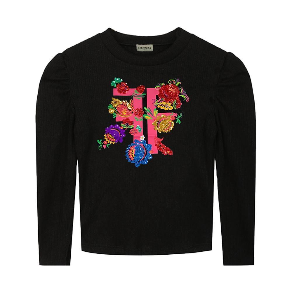 fracomina t shirt fracomina nero - foto 1