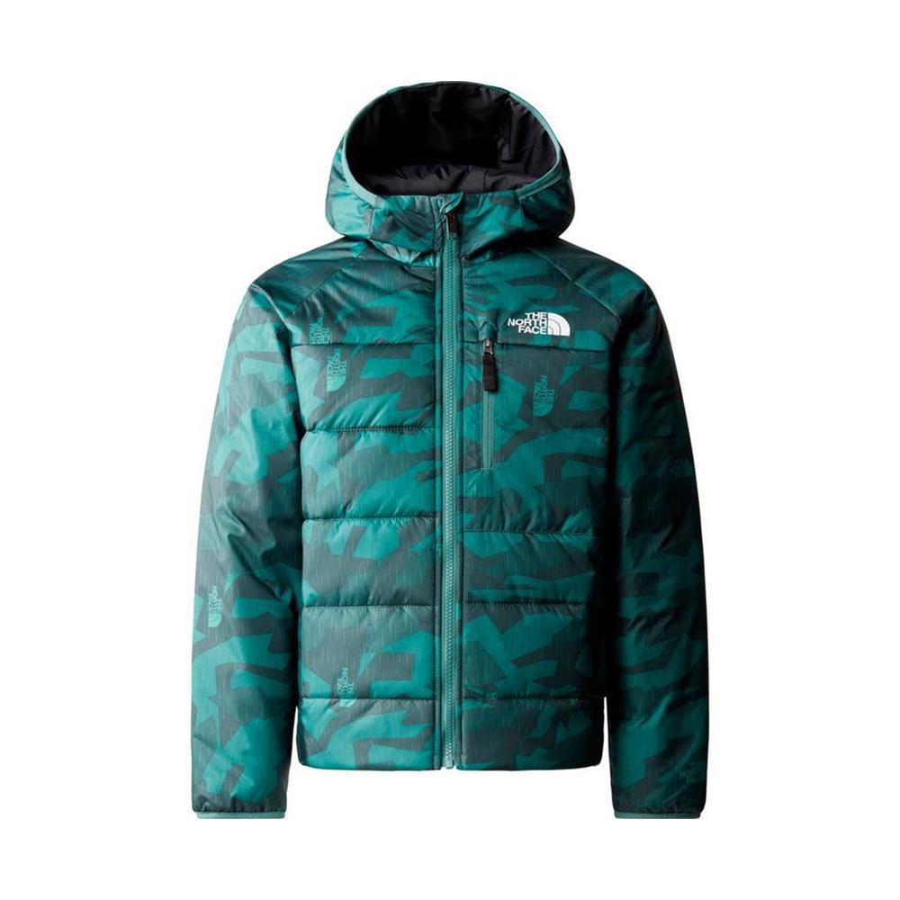 the north face giubbotto the north face. nero/verde - foto 1